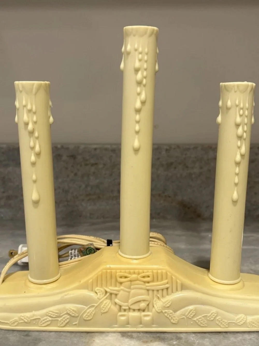 WORKS Lot of 2 VTG Window Candles Christmas Candolier Electric Window Drip